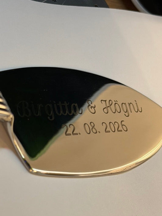 Grafinn kökuhnífur, brúðkaupsgjöf