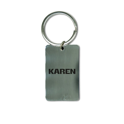 Lyklakippa með nafni stál