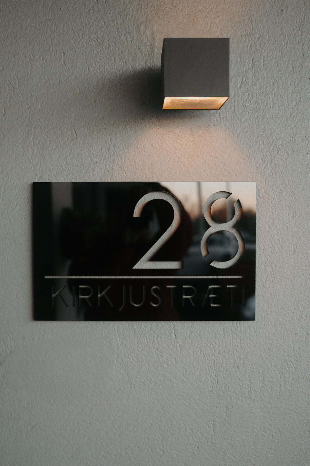 Húsnúmer og heimilisfang – akrýl skilti