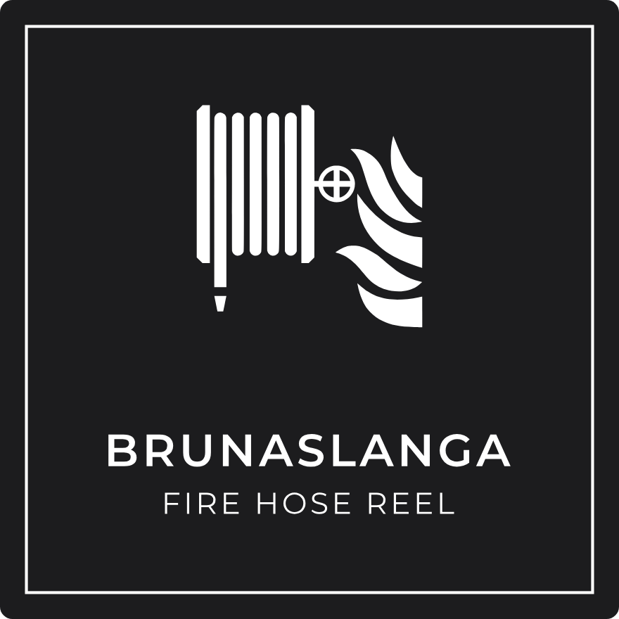 Brunaslanga - brunaskilti, svart