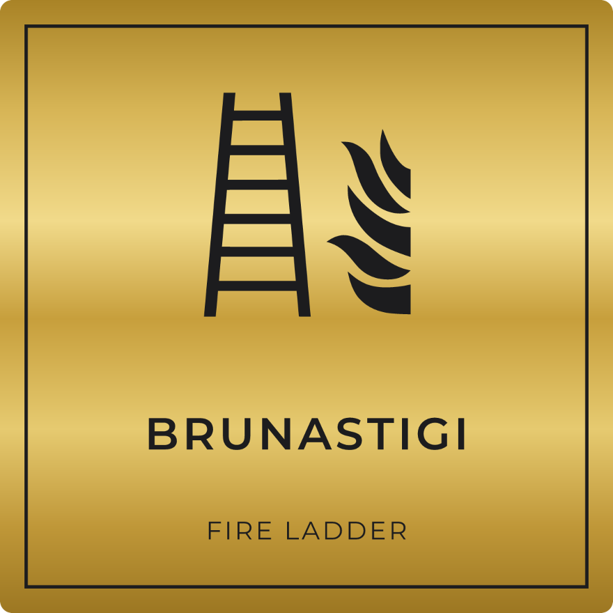 Brunastigi - brunaskilti, gull