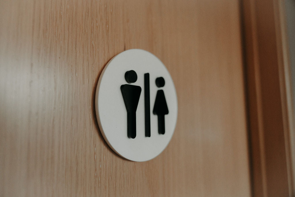 WC - Klósett skilti