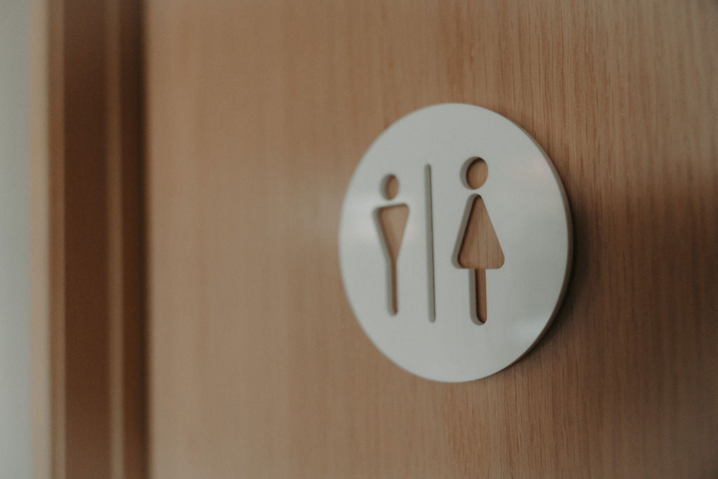 WC - Klósett skilti