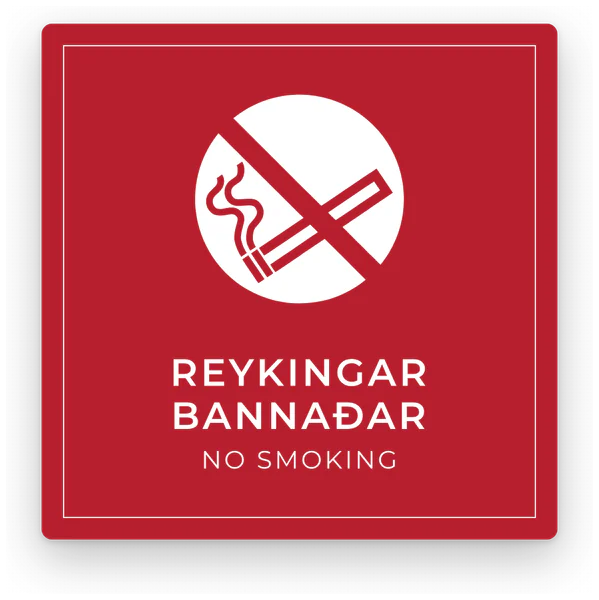 Reykingar bannaðar