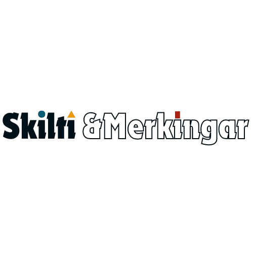 Skilti og merkingar