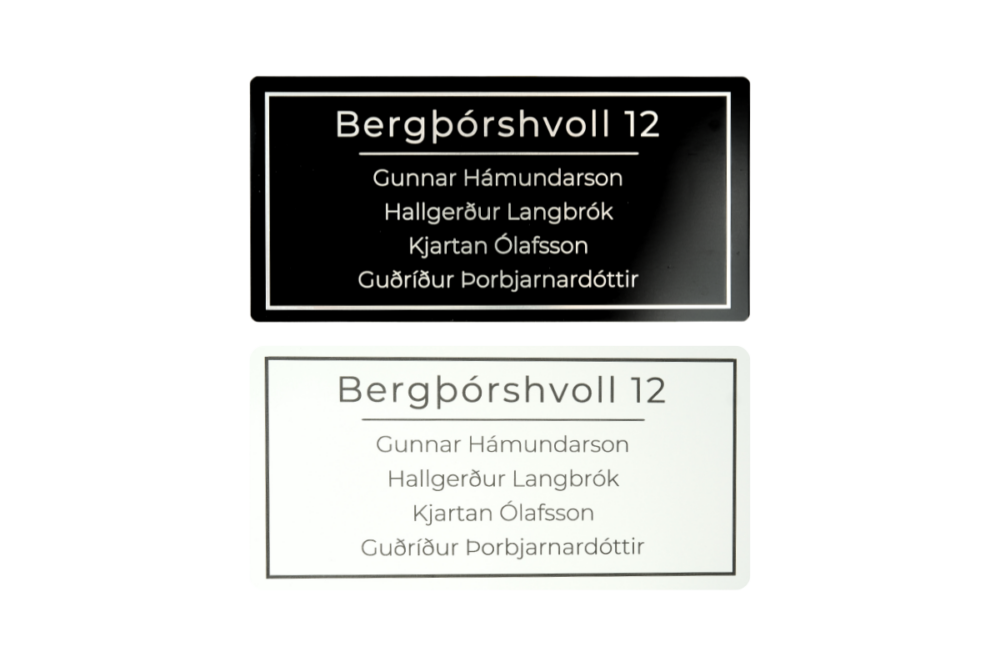 báðir litirnir ál skilti Ál hurðaskilti & nafnaskilti